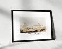 David Roberts - Pyramids of Geezeh (Giza)-1796-1864