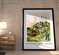 Vincent Van Gogh - Houses and Figure 1890