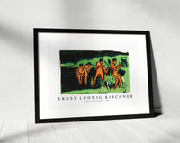 Ernst Ludwig Kirchner - Bathers Throwing Reeds 1909