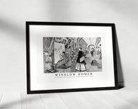 Winslow Homer - Art Students and Copyists in the Louvre Gallery, Paris 1864