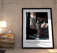 Johannes Vermeer - Lady Writing a Letter with her Maid 1670-1671