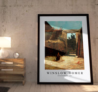 winslow homer - French Farmyard -1867