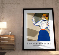 Edward Penfield - Woman holding umbrella 1897