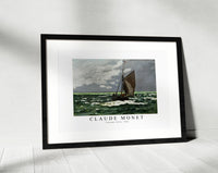 Claude Monet - Seascape, Storm 1866