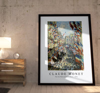 Claude Monet - The Rue Montorgueil in Paris 1878