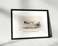 David Roberts - Wady Maharraka temple Nubia-1796-1864