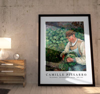 Camille Pissarro - The Gardener - Old Peasant with Cabbage 1883-1895
