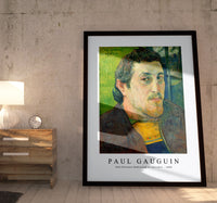 Paul gauguin - Self-Portrait Dedicated to Carrière 1888