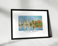 Claude Monet - Regattas at Argenteuil 1872