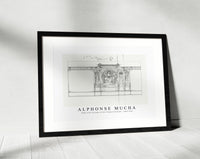 Alphonse Mucha - Panel with variants of the Fouquet boutique 1869-1939