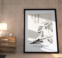 Ito Jakuchu - Bean Vine illustration by Ito Jakuchu (1716–1800)