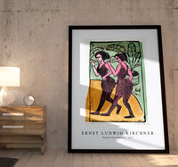 Ernst Ludwig Kirchner - English Step Dancers 1911