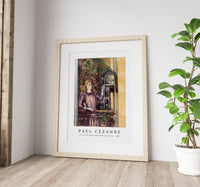 Paul Cezanne - Girl with Birdcage (Jeune fille à la volière) 1888