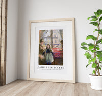 Camille Pissarro - At the Window, rue des Trois Frères 1878-1879