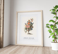 Johan Teyler - A vase with flowers by Johan Teyler (1648-1709)