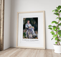 Camille pissarro - Julie Pissarro in the garden 1874