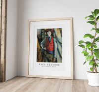 Paul Cezanne - Boy in a Red Vest (Le Garçon au gilet rouge) 1888-1890