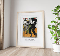 Moriz Jung - Vienesse Café In the Reading Room (Wiener Café Im Lesezimmer) (1911)