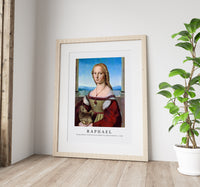 Raphael - Young Woman with Unicorn (Dame mit dem Einhorn) 1506