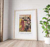 Utamaro Kitagawa - Gotenyama no Hanami Hidari 1753-1806