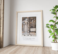 Sir Edward Burne Jones - Pyramus and Thisbe - Pyramus Draws His Sword to Slay Himself (1866)