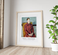 Paul Cezanne - Madame Cézanne in a Yellow Chair 1888-1890