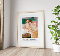 Mary Cassatt - Mother and Child (Baby Getting Up from His Nap) 1899