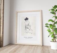 Paul Signac - Seated Nude Woman (1906)