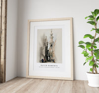 David Roberts - The minaret of the Mosque The Rhamree-1796-1864