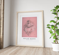 Odilon Redon - Seated Dancer 1873-1874