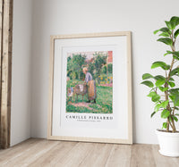 Camille Pissarro - A Washerwoman at Éragny 1893