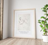 Sir Edward Burne Jones - The Car of Love or Love's Wayfaring - Study of Margaret Drummond (1880)