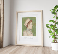 Jan Toorop - Portrait of Nurse Nelly (1894)