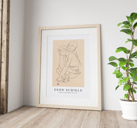Egon Schiele - Woman and Girl Embracing 1918