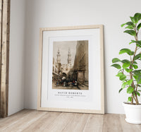 David Roberts - Minarets and grand entrance of the Metwaleys at Cairo-1796-1864