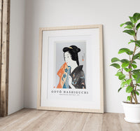 Goyo Hashiguchi - Woman Holding a Hand Towel 1921