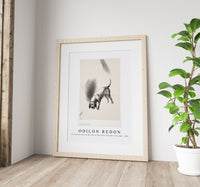 Odilon Redon - He Fixed His Eyes on Me with an Expression That Was So Strange 1896