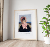 Jacques Emile Blanche - The Pink Capeline (1883)