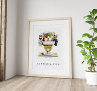 Currier & Ives - Fruit vase-1847
