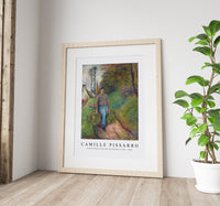 Camille Pissarro - Peasant Woman Carrying Two Bundles of Hay 1883