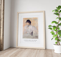 Jacques Emile Blanche - Jacques-Emile Blanche's Presumed Portrait of Henriette Chabot (1886)