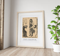 Paul Gauguin - Eve, from the Suite of Late Wood-Block Prints 1898-1899