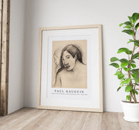 Paul Gauguin - Heads of Tahitian Women, Frontal and Profile Views 1891-1893