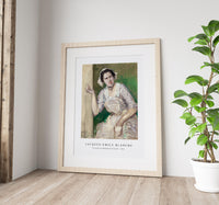 Jacques Emile Blanche - Emile Blanche's Portrait of Madeleine Pissard (1921)