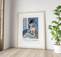 Camille Pissarro - Young Peasant Having Her Coffee 1881