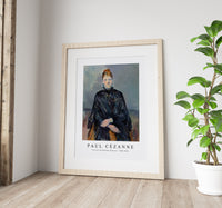 Paul Cezanne - Portrait de Madame Cézanne 1888-1890