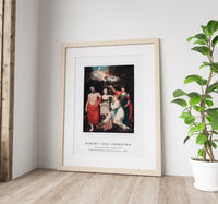 Robert John Thornton - Flora, Aesculapius, Ceres, with Cupid, Honoring the Bust of Linnaeus from The Temple of Flora (1807)