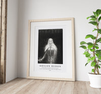 Odilon Redon - And He Had in His Right Hand Seven Stars, and Out of His Mouth Went a Sharp Two-Edged Sword 1899