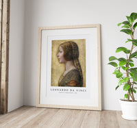 Leonardo Da Vinci - Profile of a Young Fiancée 1495