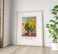 Claude Monet - Bouquet of Sunflowers 1881